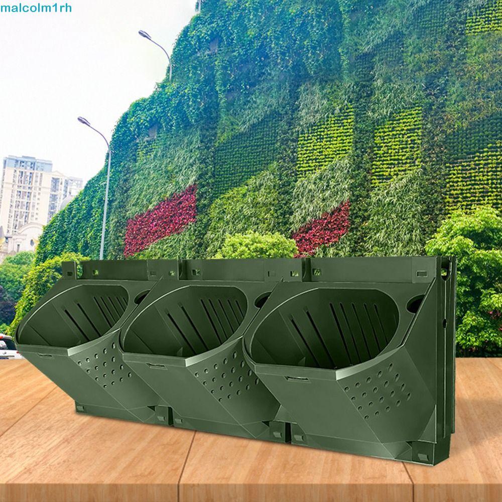 Vaso De Parede Para Plantas MALCOLM , Plantador Vertical Suspenso 3 Em 1 , Caixa De Plantio Empilhada De Plástico