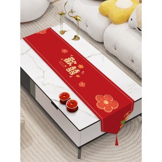 Toalha de mesa de centro vermelha para corredor de mesa de casamento