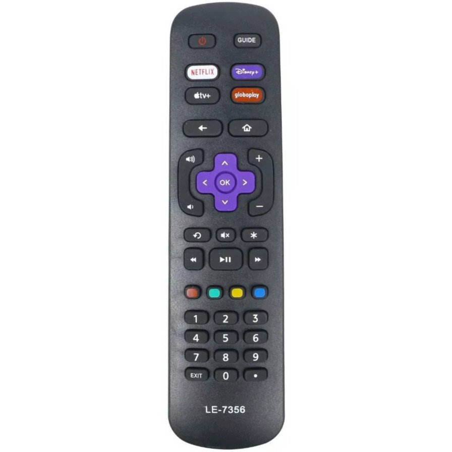 Controle Remoto Compatível com Roku Tv Philco/AOC Ptv42g52rcf