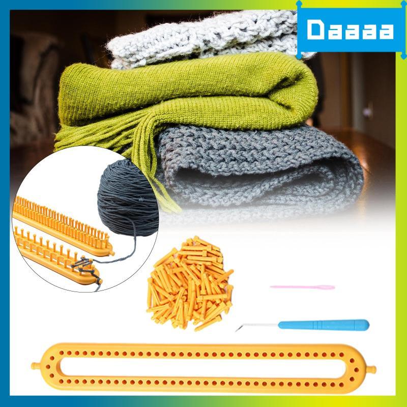[Zzxitwyq] Conjunto De Tear De Tricô Ferramentas De Tecelagem De Cachecol Máquina DIY Crochê Xale Feito À Mão Material L
