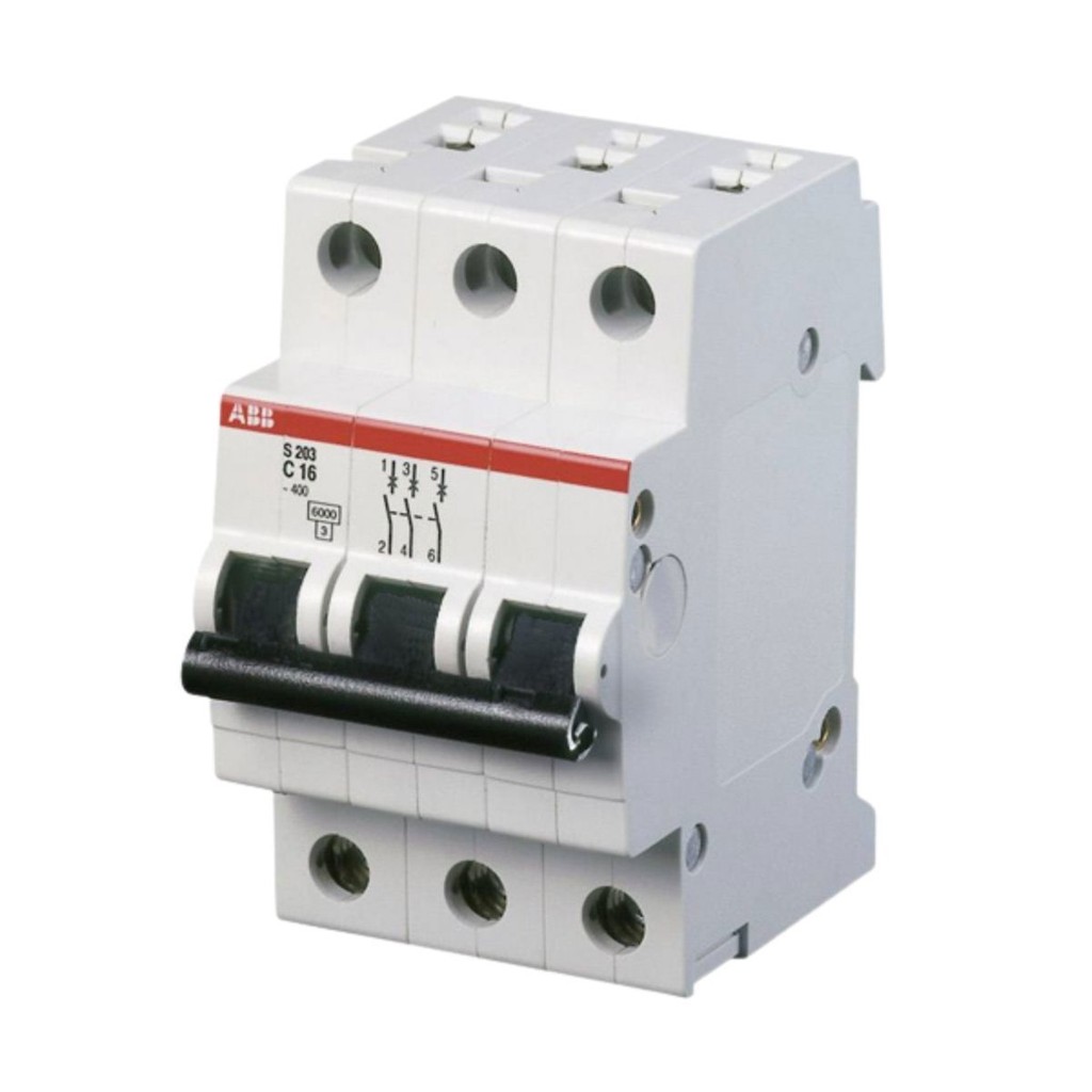 Disjuntor Mini Din Tripolar 40A Curva C S203-C40 - ABB