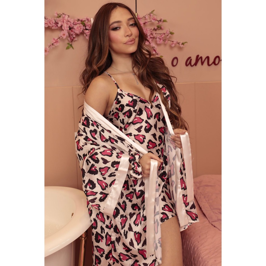 Robe Feminino Longo Chifon Planet Girls Branco em Oferta na Shopee