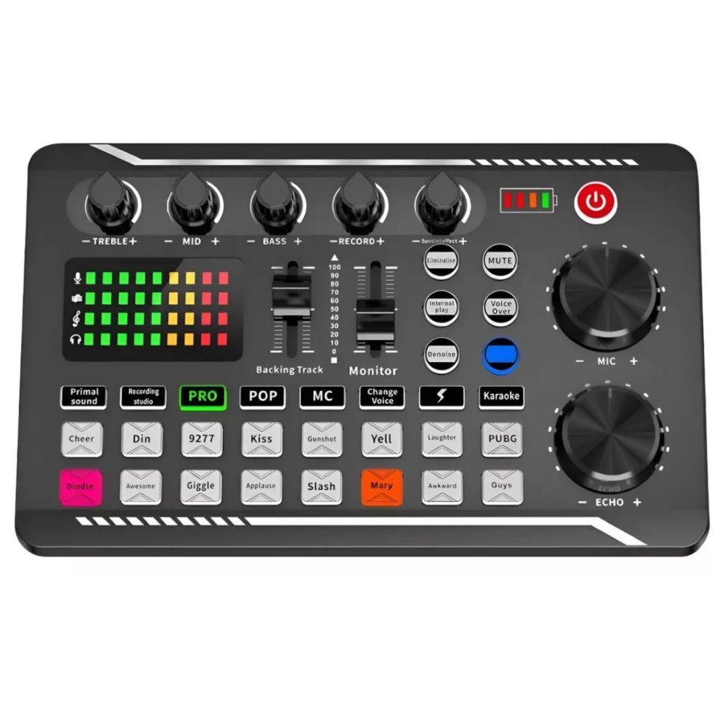 Placa De Som Profissional Com Efeito Sonoro Inteligente USB-C em Oferta na Shopee