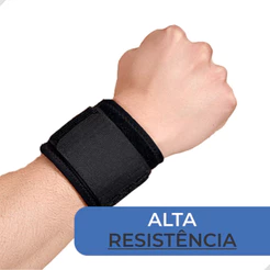 Munhequeira Para Pulso Ajustável Compressão Academia Musculação Crossfit Suporte Treino Forte