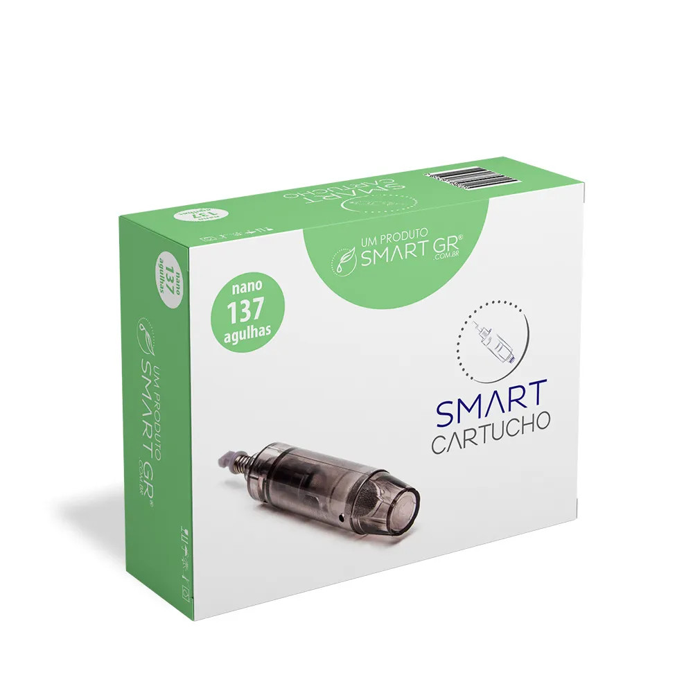 Cartucho Smart Derma Pen Preto 137 cx10 - Smart GR