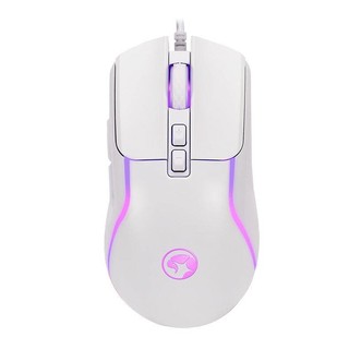 Mouse Gamer Marvo M292, RGB, 8000DPI, 7 Botoes, Branco, M292-WH