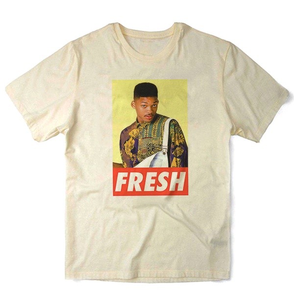 Camiseta Algodao Um Maluco no Pedaço Fresh Will Smith Engraçado Divertido Series Tv Camisa Unissex Swag