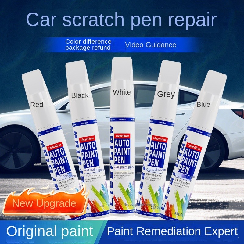 Tinta Carro 12ml - Reparo Risco Branco/Preto Pérola SEM CORROSÃO em Oferta na Shopee