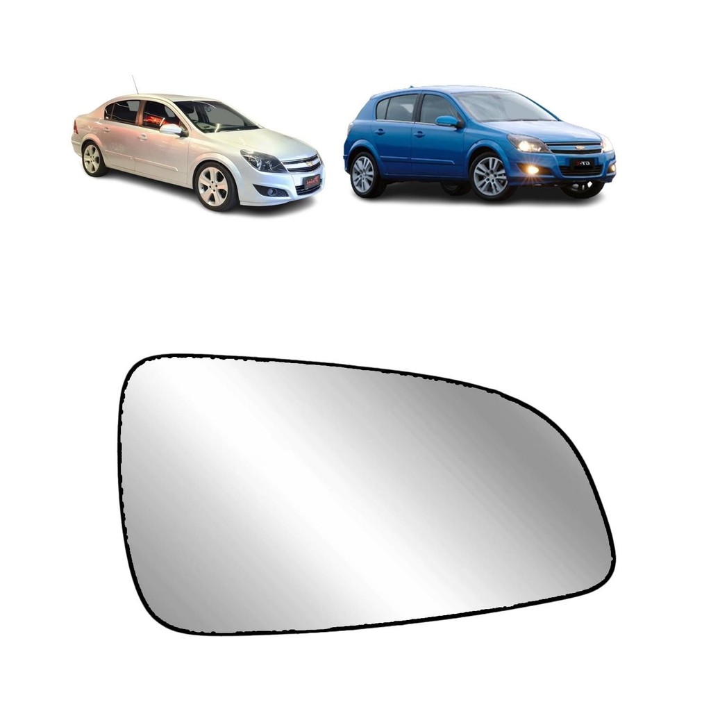 REFIL LENTE CHEVROLET VECTRA 2006 A 2011 LADO DIREITO (COM BASE)