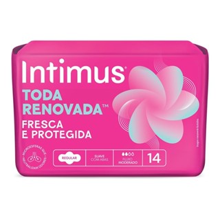 Absorvente Intimus Toda Renovada Suave Com Abas 14 Unidades em Oferta na Shopee