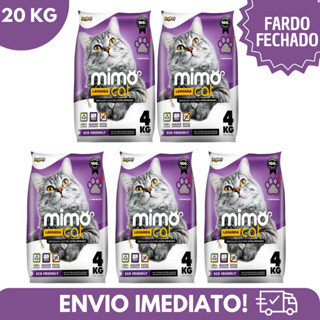 Kit 5 Areia Sanitária Higiênica Argila Natural para Gatos Grãos Médios Lavanda 20 kg Mimo Cat em Oferta na Shopee