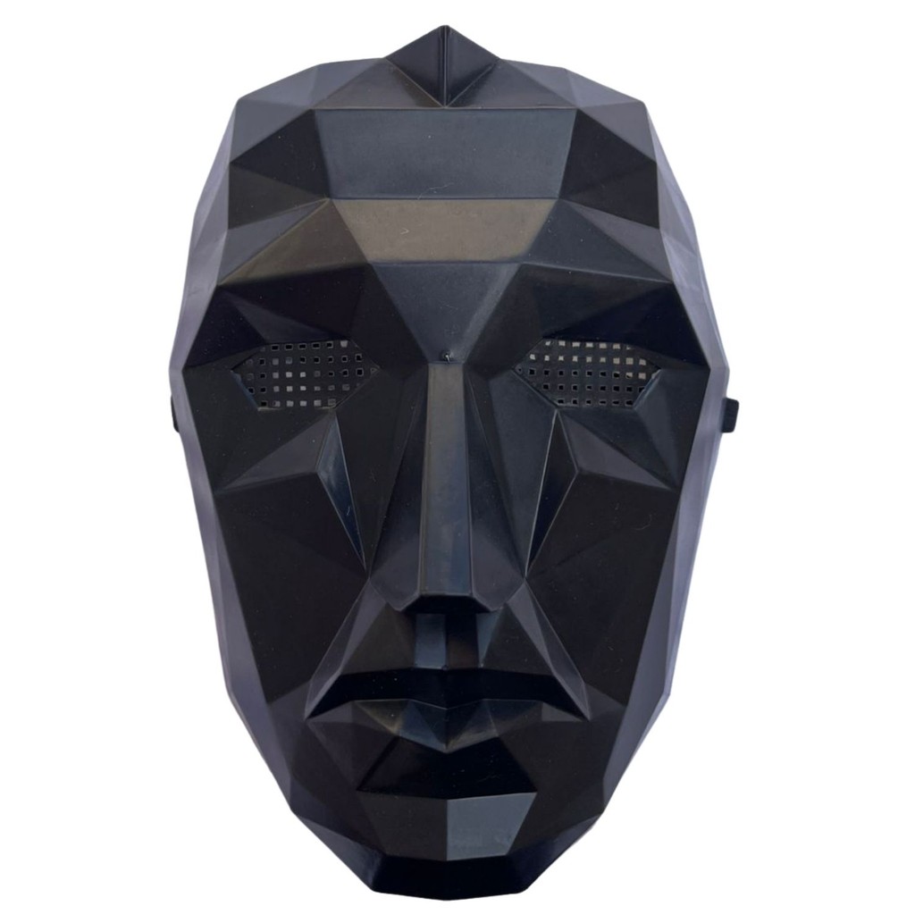 Máscara R 6 Líder Preta Coreia Cosplay Fantasia Carnaval Fantasia, Festa, Plástico, Rosto Inteiro, Cabeça, Cosplay