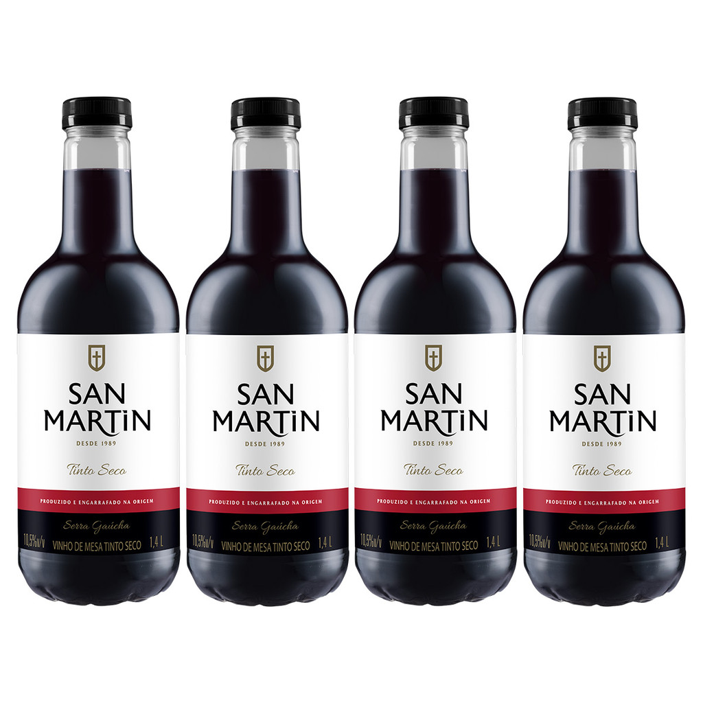 Vinho Tinto Seco San Martin Pet 1,4Lt em Oferta na Shopee