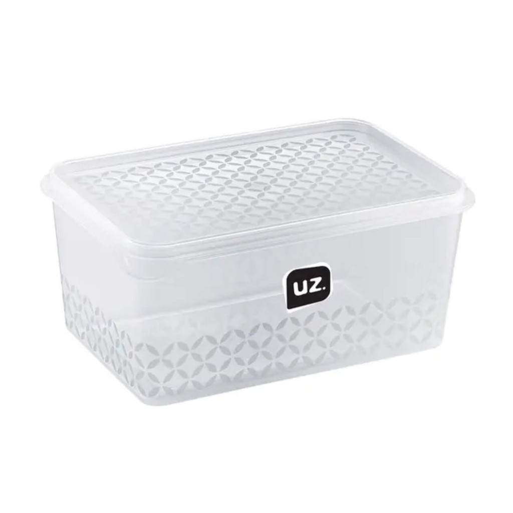 Pote Multiuso c/ Tampa 1L Transparente de Plástico UZ Utilidades - UZ396-TR em Oferta na Shopee