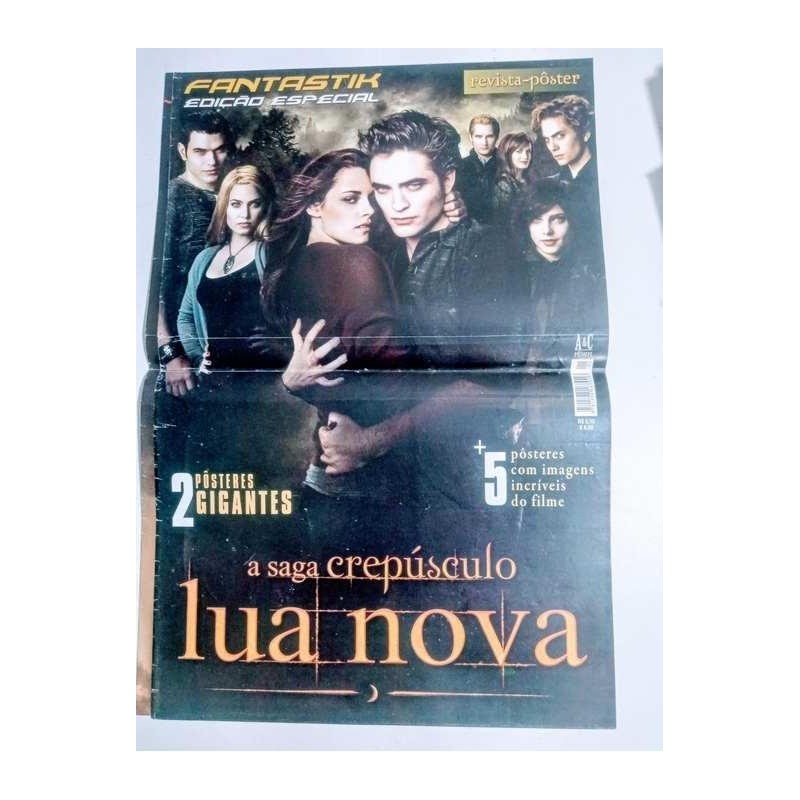 A Saga Crepusculo Lua Nova Revista Poster Especial - 2 Posteres autor A & C Editores - Serie Crepúsculo