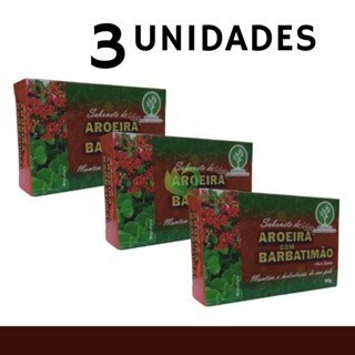 3x Sabonete de AROEIRA COM BARBATIMÃO – Bionature em Oferta na Shopee