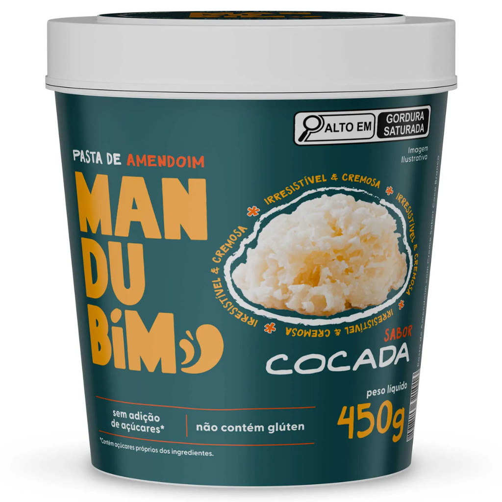 Pasta de Amendoim Cocada 450g- Mandubim