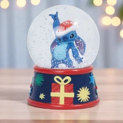 Globo Decorativo de Natal - Stitch - 14x10cm - 1 unidade - Disney Original - Rizzo