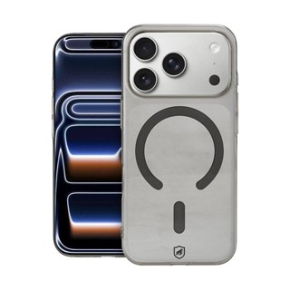 Capa case capinha para iPhone 17 Pro - Crystal Slim Magsafe - NÃO AMARELA - Titanium - Gshield em Oferta na Shopee