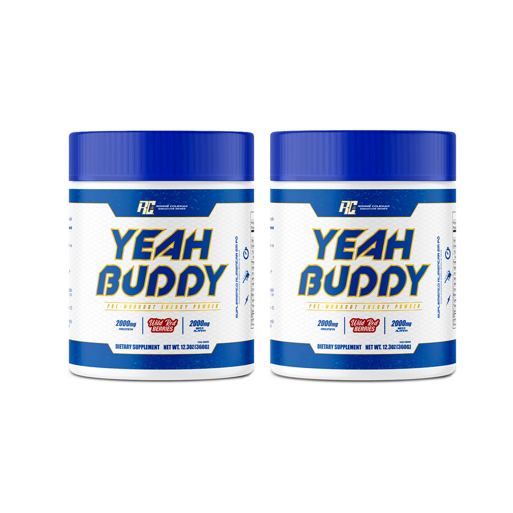 Kit 2x Pre Treino Yeah Buddy 360g Ronnie Frutas Vermelhas Beta Alanina em Oferta na Shopee