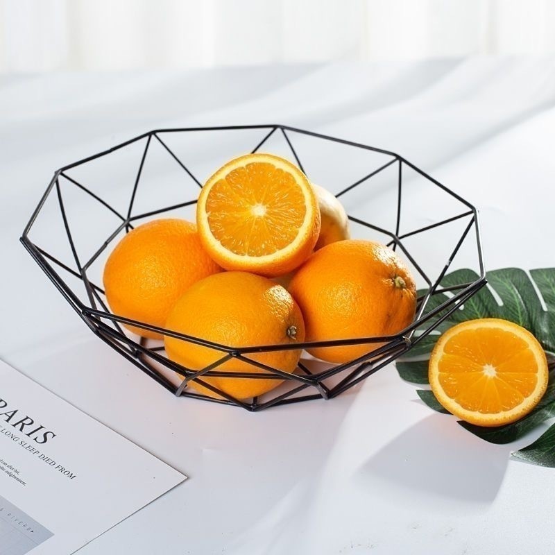 NOVO Fruteira Cesta Aramada Modelo Com Acabamento Rose Gold De Mesa Wellmix Utensilio De Cozinha Multiuso Promotion em Oferta na Shopee