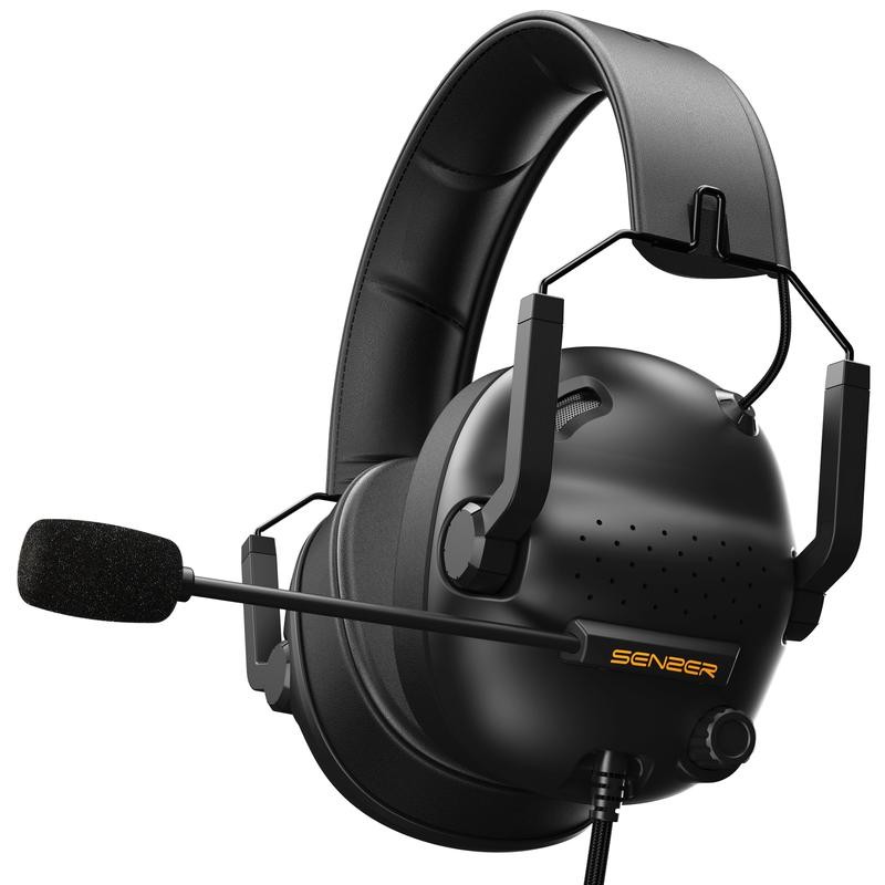 SENZER SG500 Wired Pro Gaming Headset - Wired Gaming Headsets - PC Headsets - Folding Headset for PC, PS4, PS5, Xbox O