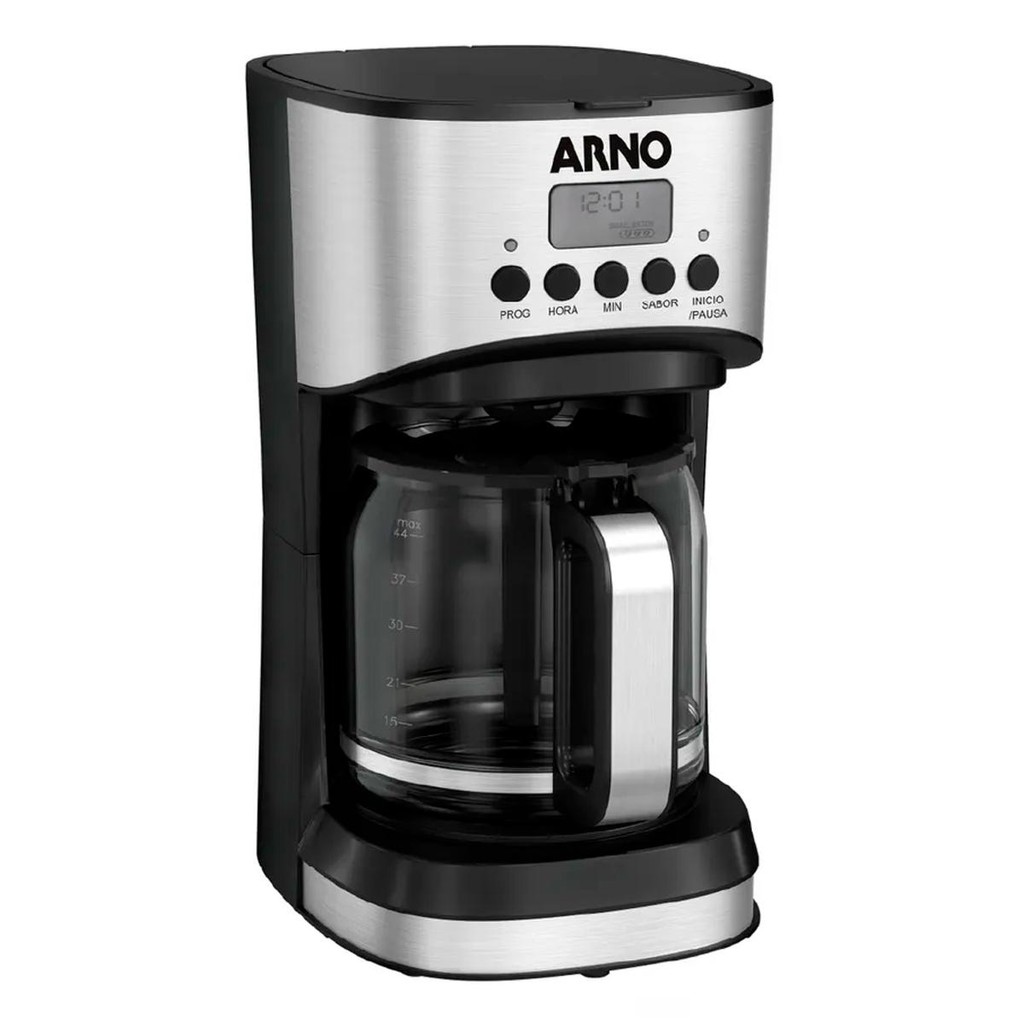 Cafeteira Elétrica Digital Programável New Element 1,8L 1000W - Arno em Oferta na Shopee