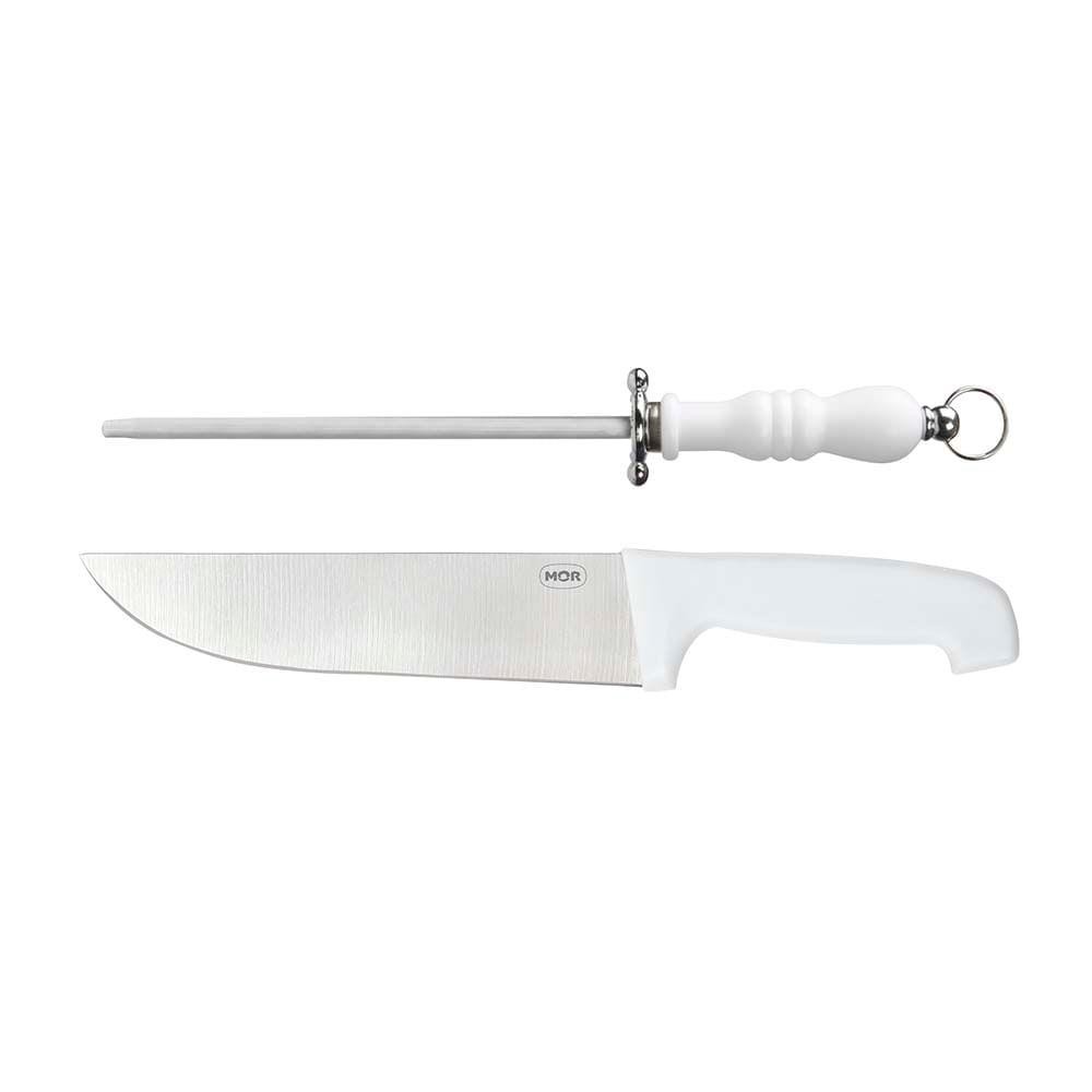 Kit Faca e Chaira em Oferta na Shopee