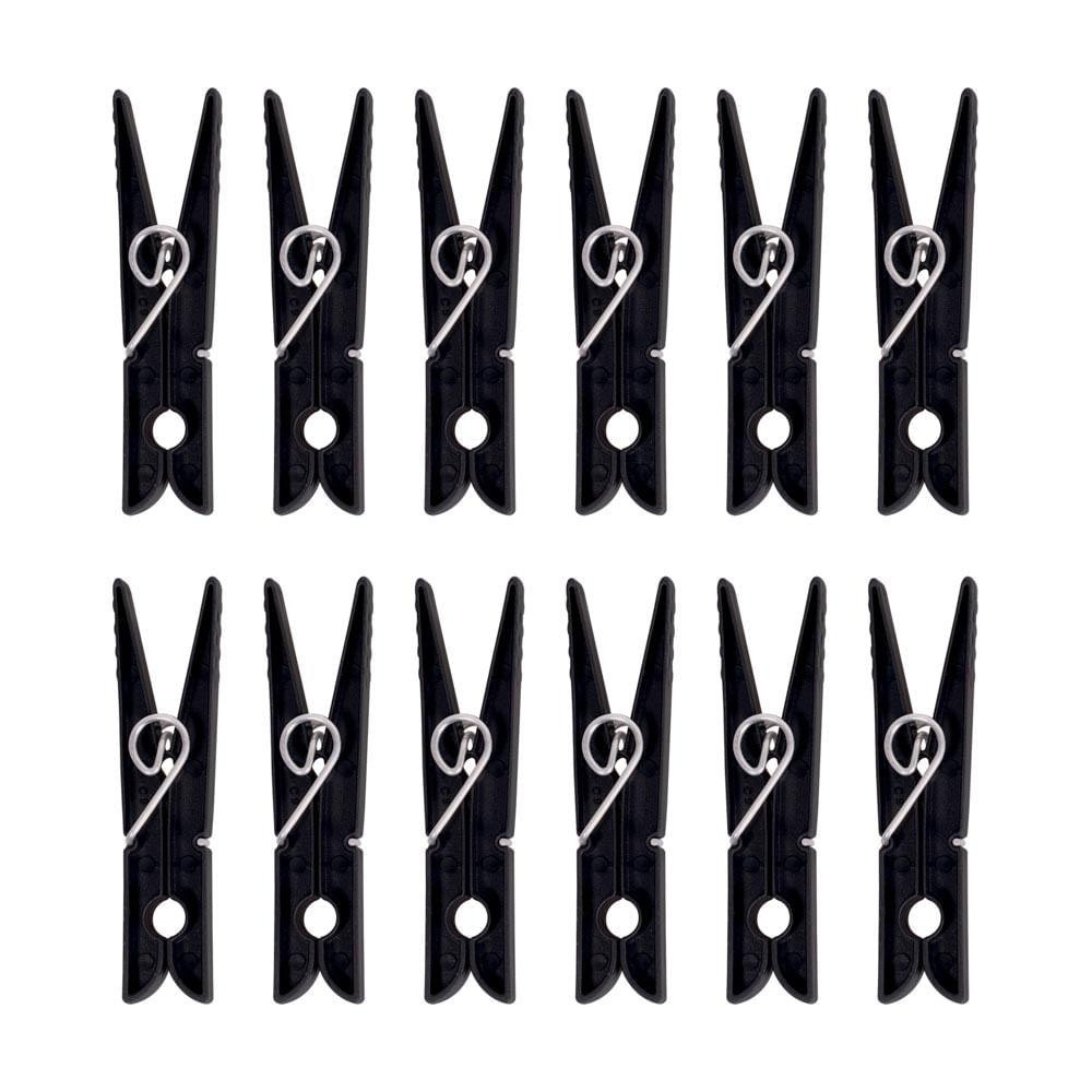 Prendedor Mor 12 Peças Preto em Oferta na Shopee