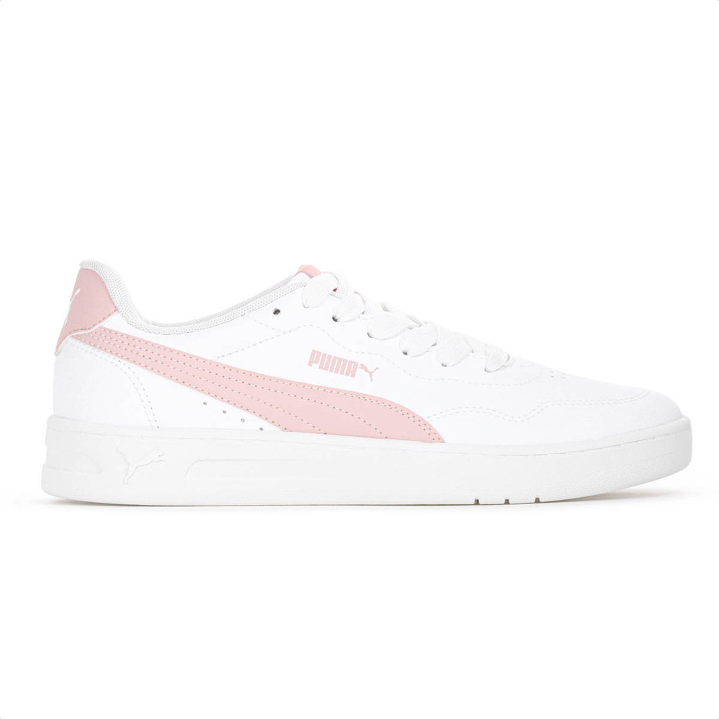 Tênis Puma Court Lally BDP Branco e Rosa - Feminino