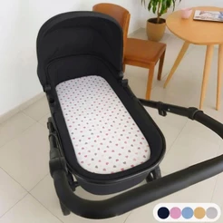 Colchonete de Carrinho Moisés Para Bebê Menino Menina
