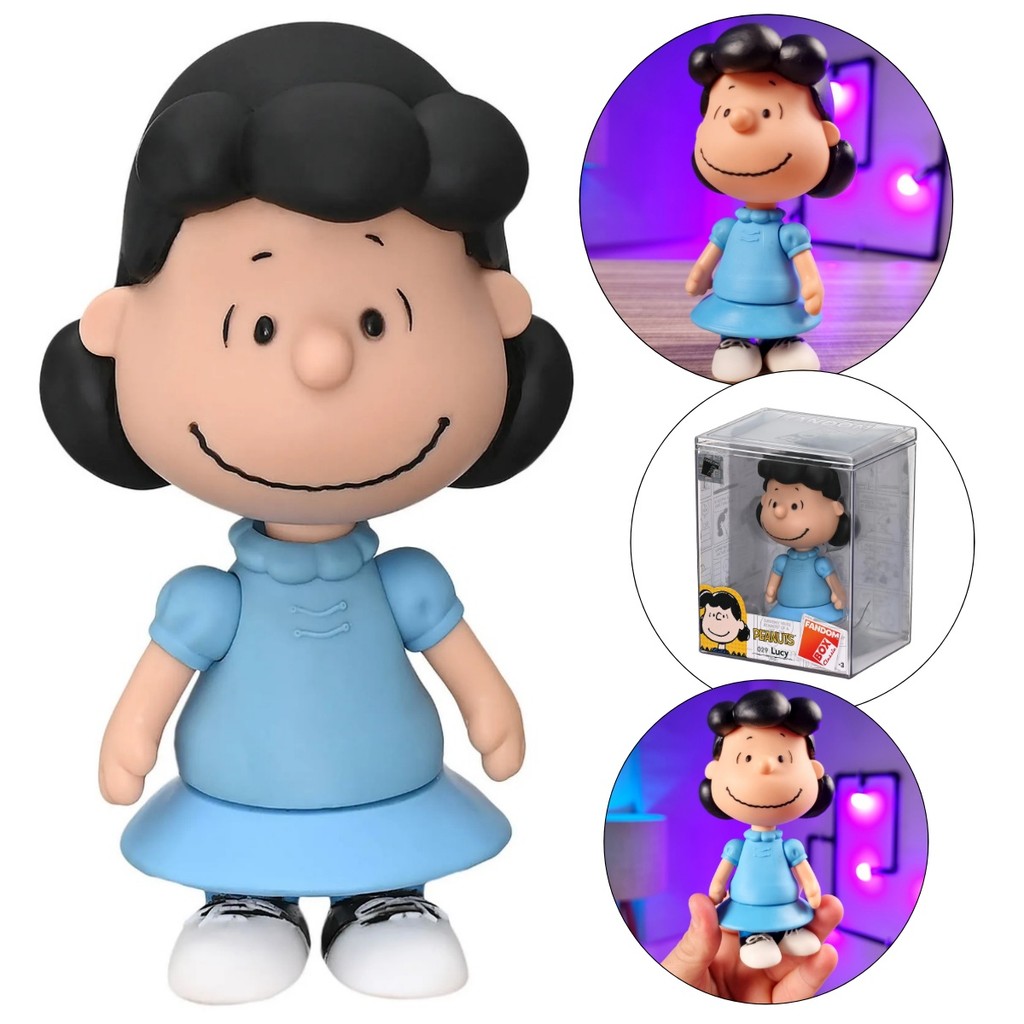 Lucy Boneco Colecionavel Snoopy Peanuts Fandom Box Original