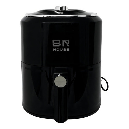 Fritadeira Elétrica Air Fryer Sem Óleo Br House Family 4,5l Cor Preto 110v