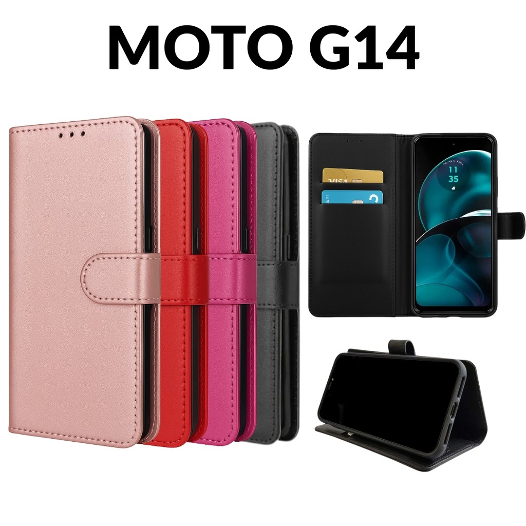 Capa Capinha Carteira Para Motorola Moto G14