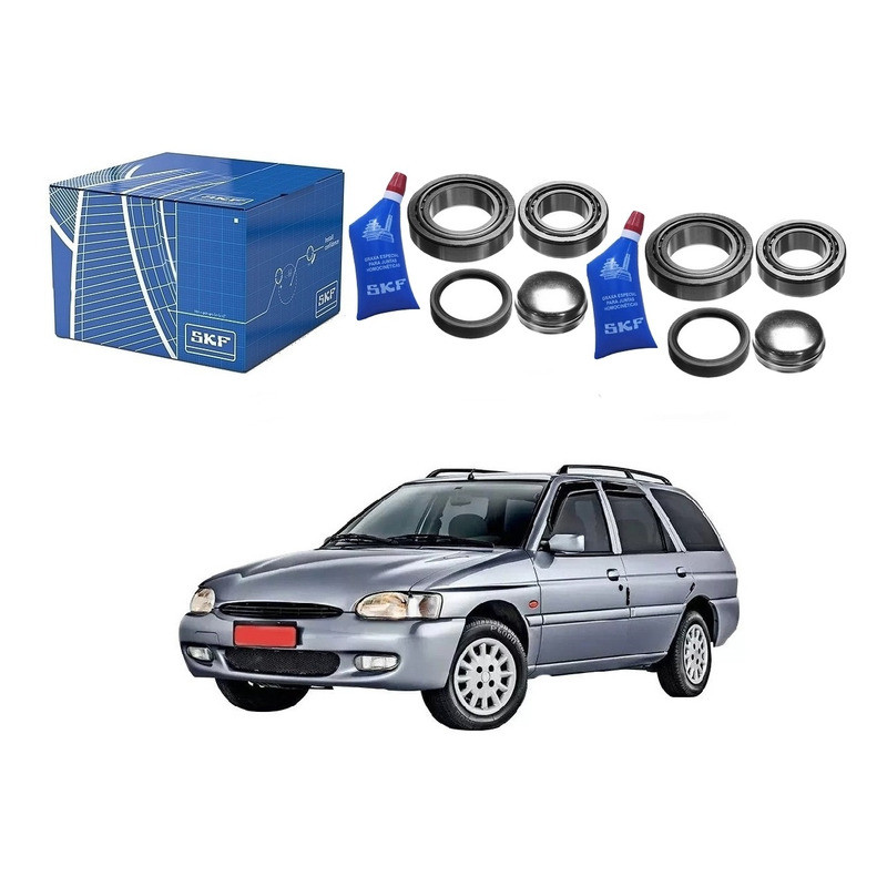 Par Kit Rolamento Traseiro Escort Wagon 1.8 1997 A 2002 em Oferta na Shopee