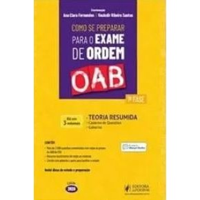 Livro Como Se Preparar Para O Exame de Ordem OAB 1ª Fase de Ana Clara Fernandes Vauledir Ribeiro Santos