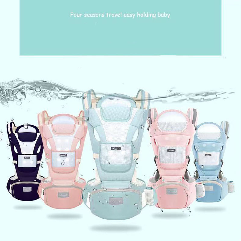 Canguru Para Bebê 0-3 Anos Ergonômico 3 Em 1 Estilo Canguru Frontal Infantil Hipseat MISULI