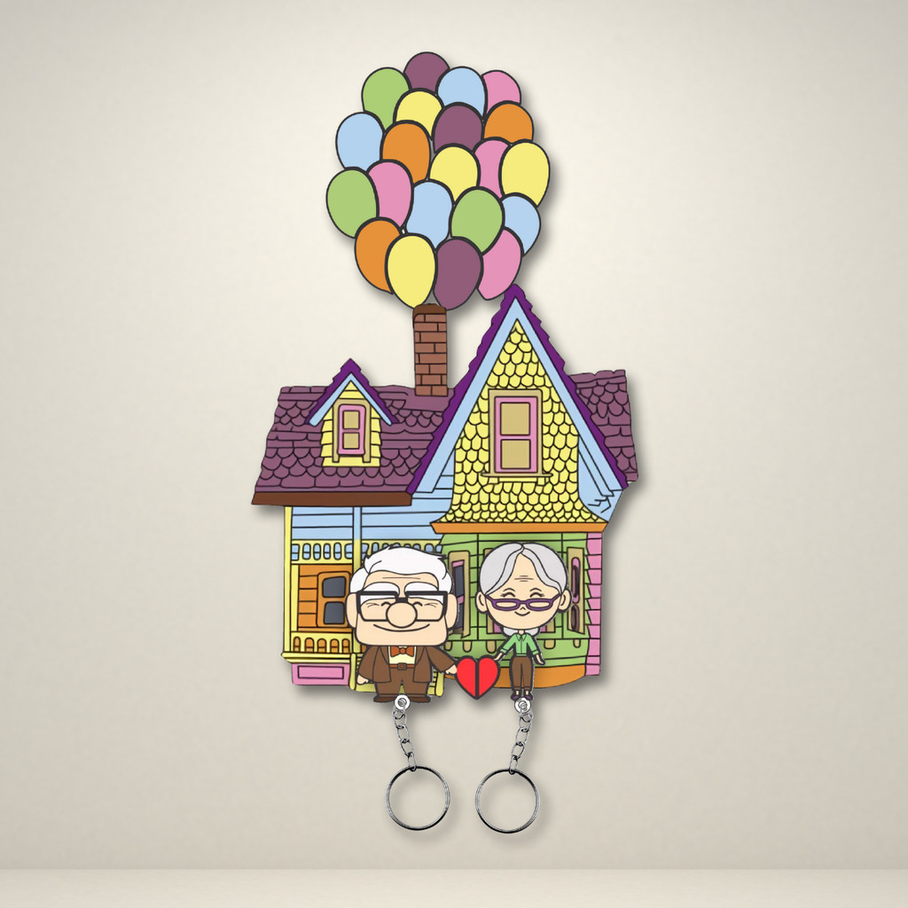 Porta Chaveiro Mdf 20x12cm Up Altas Aventuras Decoração em Oferta na Shopee