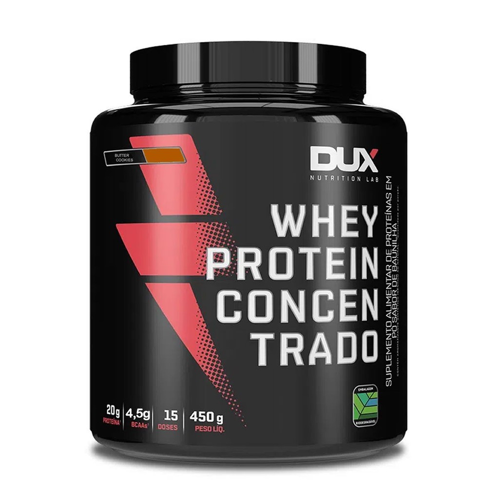 Whey Protein Concentrado - 450g Butter Cookies - Dux Nutrition em Oferta na Shopee