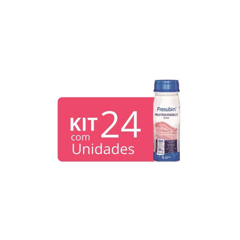 Fresubin Protein Energy Frutas Vermelhas 200ml 24 Unidades