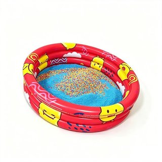 Piscina Inflável Infantil para Uso Doméstico, Piscina de Plástico Reforçado para Bebês, Piscina de Bolinhas FHO6