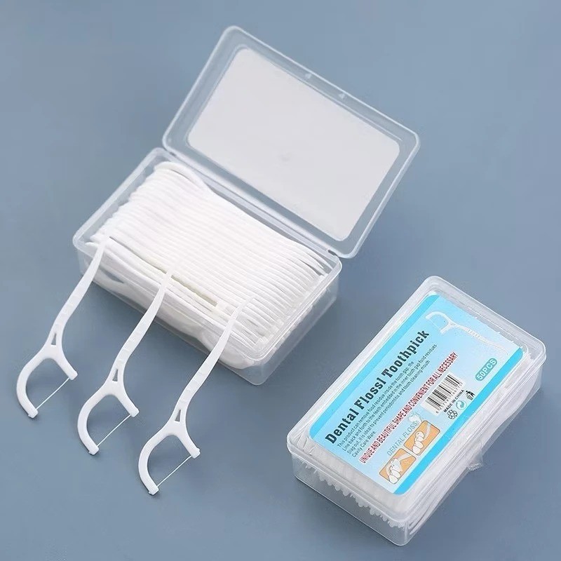 Kit com 50/100/200/300/500 Unidades de Fio Dental Infantil em Formato de Arco Ultra Fino para uma Limpeza Eficaz