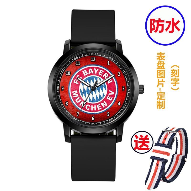 Relógio de Quartzo SC Freiburg FC Bayern Munique Bundesliga Bayer 04 Leverkusen, Relógio à Prova d'Água, Relógio de Puls