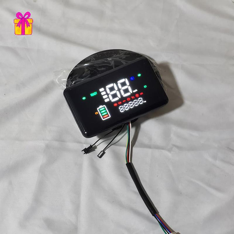 [INTH] Painel De Medidor De Velocidade Com Display LCD 48V 72V Para Bicicleta Elétrica Scooter Multi Data Traing Viagem