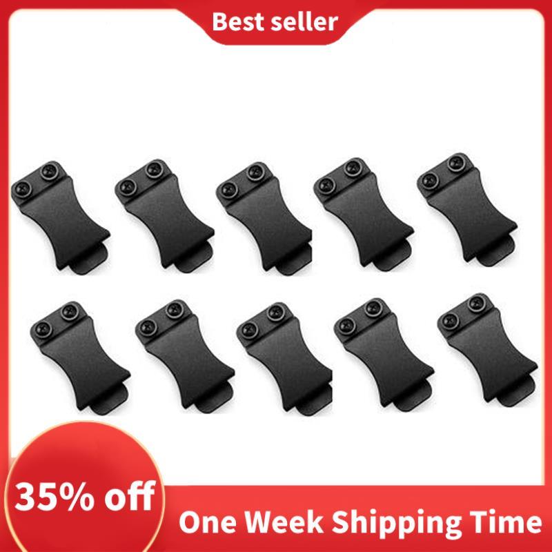 10 Pçs/Lote Clipes Rápidos Para Cintos De 1.5 Polegadas Kydex Belt Clip Loop Com Serve Aplicações Peça De Ferramenta