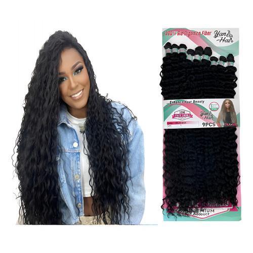 Cabelo Bio Orgânico Cacheado Tela Entrelace Anjo Max 320gr Preto