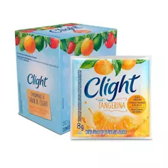 Refresco em Pó Clight sem Açúcar de Tangerina 8g - Display com 15 Unidades