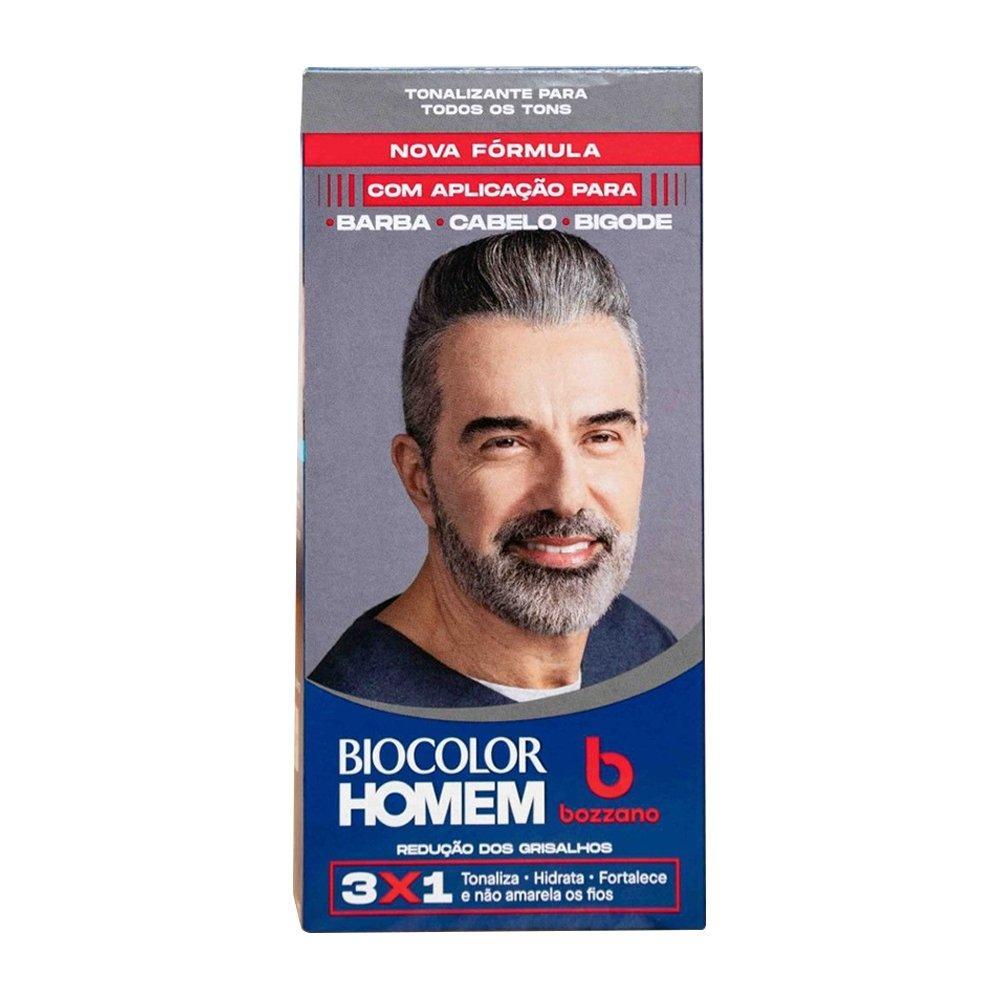 Tintura Bozzano Biocolor Homem Redução dos Grisalhos
