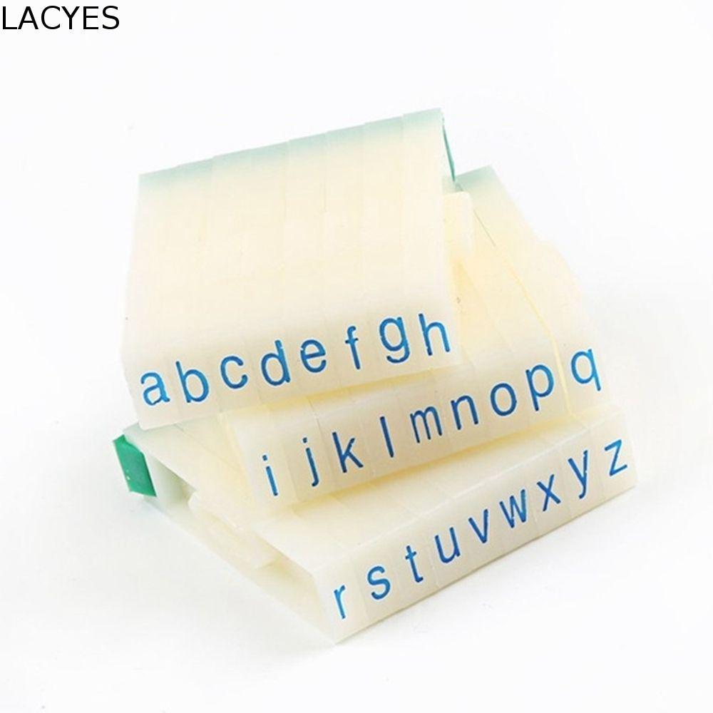 Selos Numéricos LACYES 7/13/17.5 mm Número De Presentes Feitos À Mão , Carta , Padrão De Marca Impressão De Palavras De