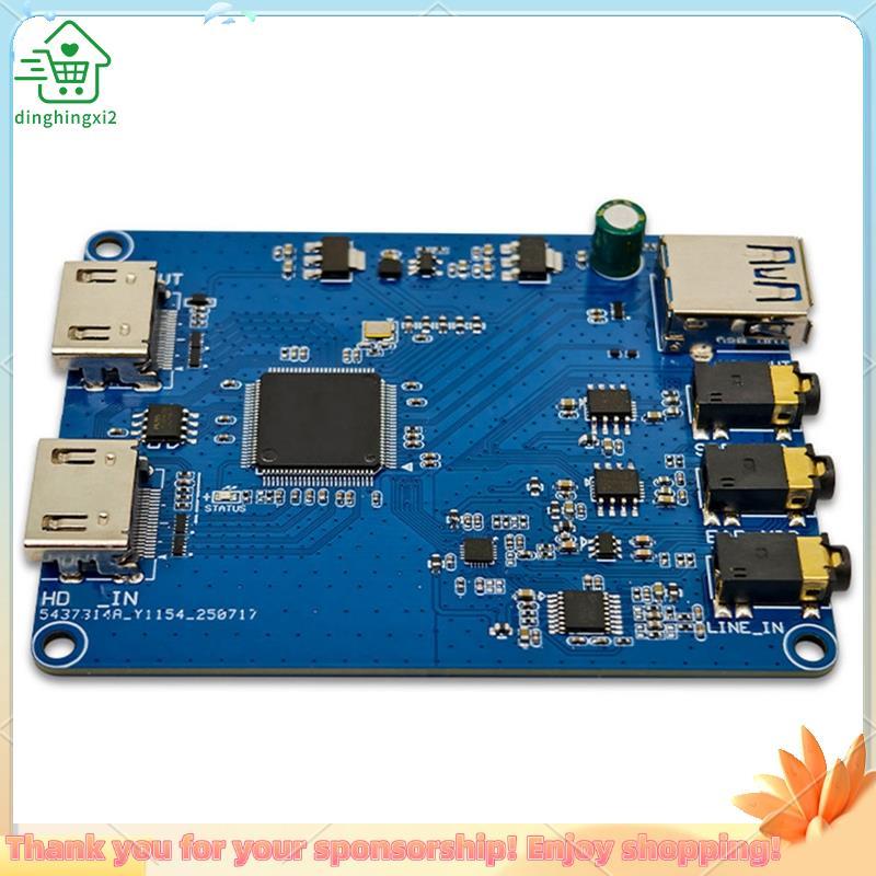 Módulo De Captura De Vídeo HD MS2131-Compatível Com Placa USB 3.0 Áudio 4K Loopout De 3.5 Mm Para Transmissão Ao Vivo